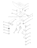 Page D Diagram and Parts List for WE12536A  Weed Eater Lawn Tractor